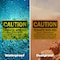 Signmission Designated Work Area Select Carcinogens Reproductive Hazards Caution Sign, Vinyl Dec5x3.5in, 2PK OS-2PACK-CS-D-35-L-19138 - alternate 4
